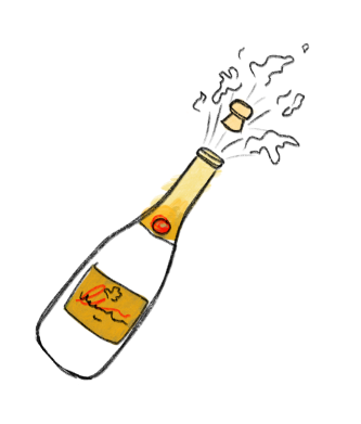 JAM - Champagne Illustration